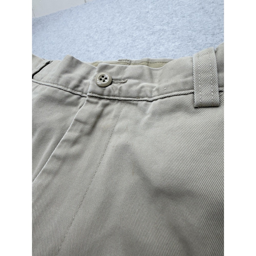 J.Crew Pants Mens 34x30 Beige Bootcut Chino Regular Fit Casual Vtg - Picture 5 of 16